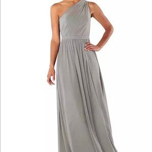 Brideside Tina bridesmaid dress, size 10 earl grey